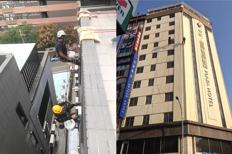 高空繩索作業圖片